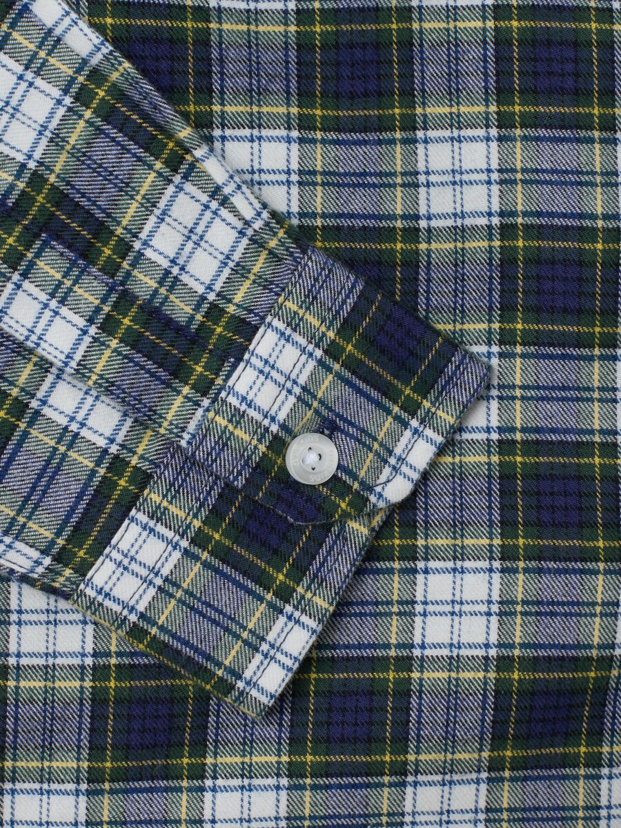 Multicolour regular fit pure cotton children's shirt_2