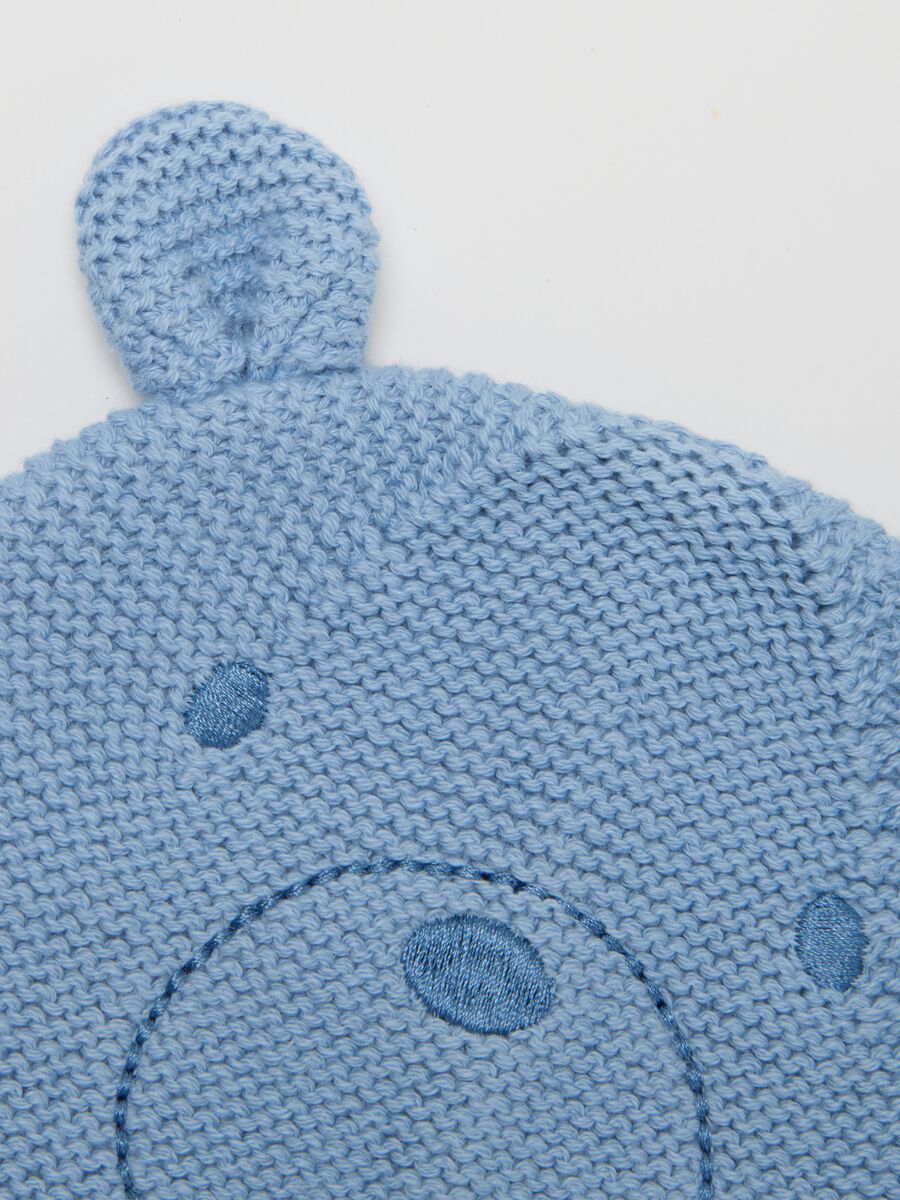Baby blue cotton hat_2