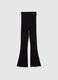 Girls' black flare leggings_1