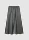 Grey wide-leg trousers with relaxed fit_0