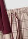 Pigiama beige in puro cotone organico con girocollo_5