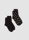 2-pack of black stretch organic cotton socks_0