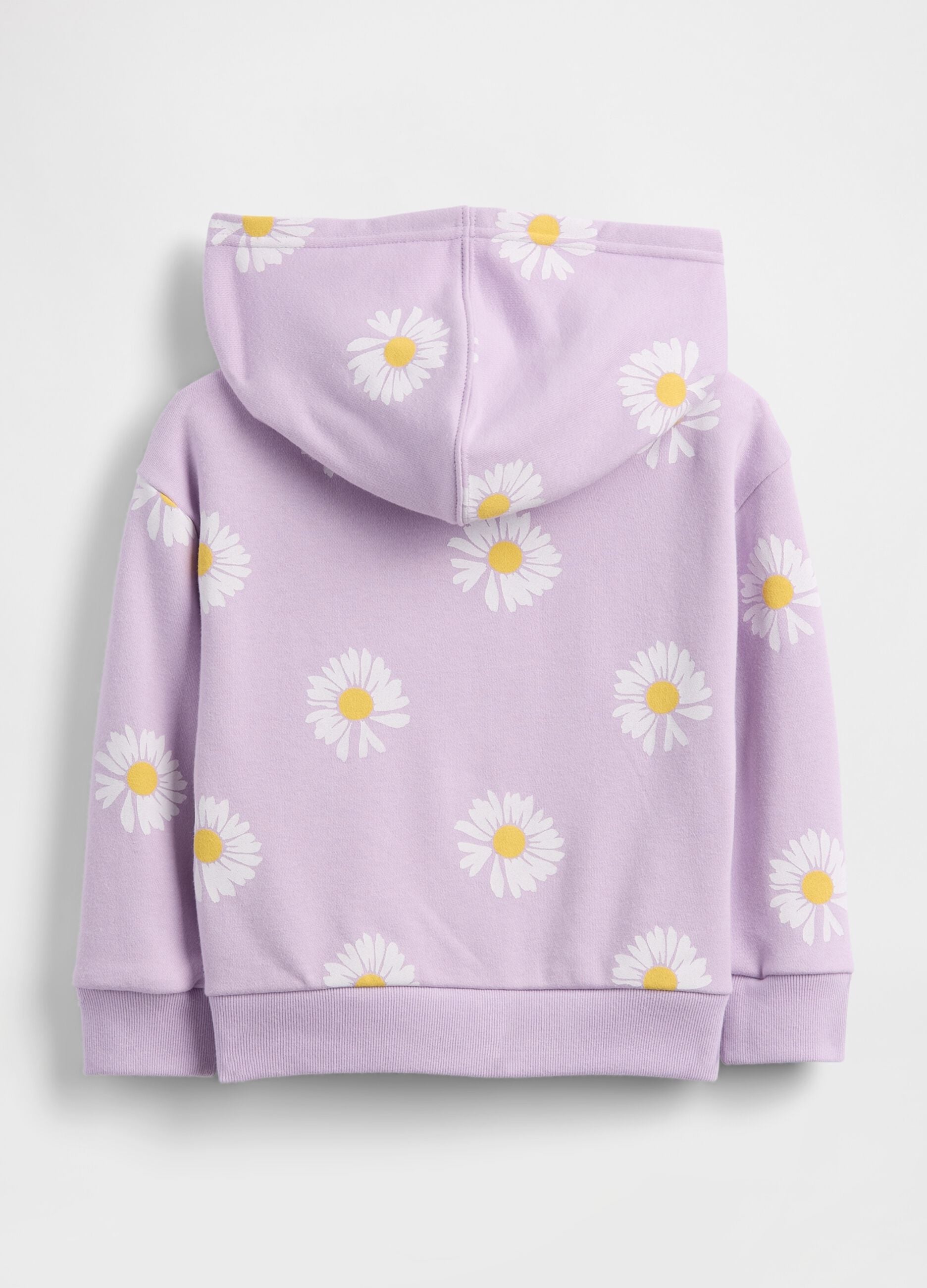 Cotton-blend zip-up hoodie