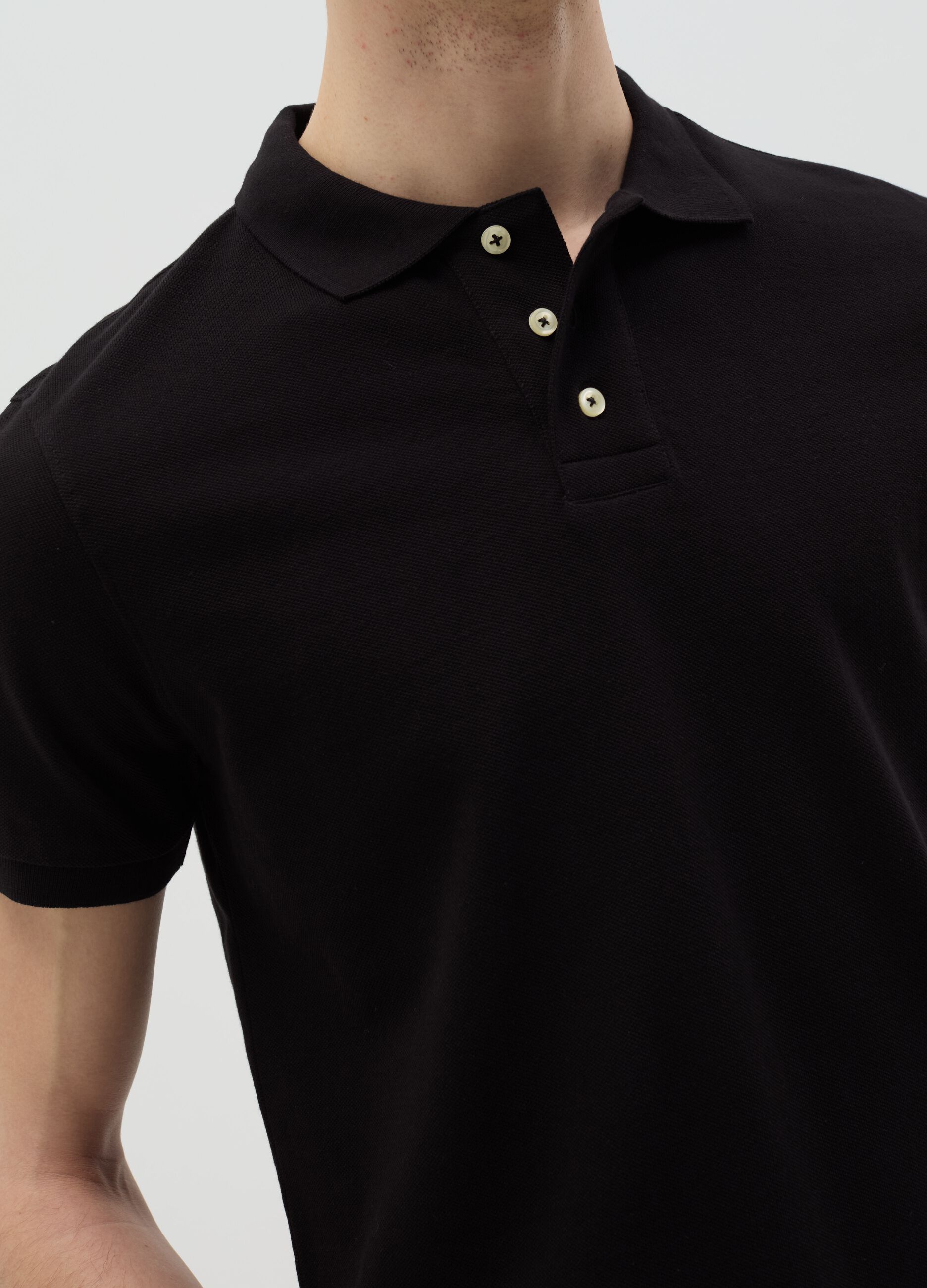 Polo in piquet di cotone bio 