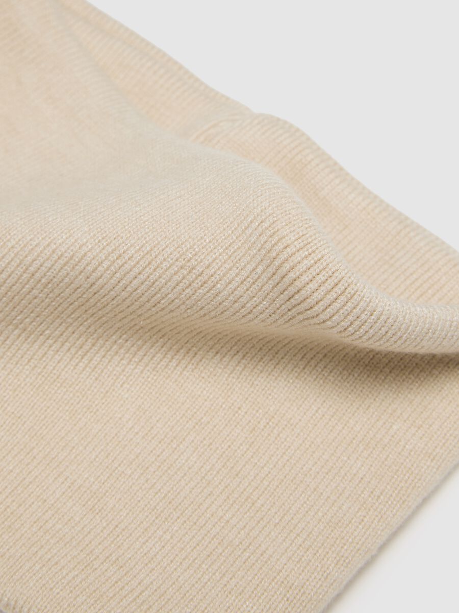 Sciarpa beige da bambina_1