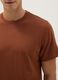 Regular fit brown pure cotton t-shirt_3