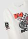 T-shirt bianca in cotone elasticizzato con stampa Ducati per bambino_2