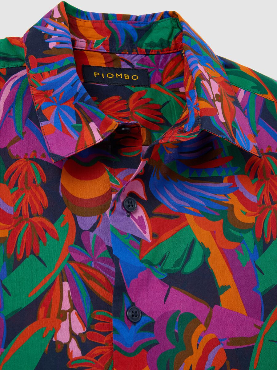 Men's pure cotton multicolour regular fit shirt_5