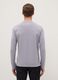 Grey long sleeve stretch cotton regular fit T-shirt_2