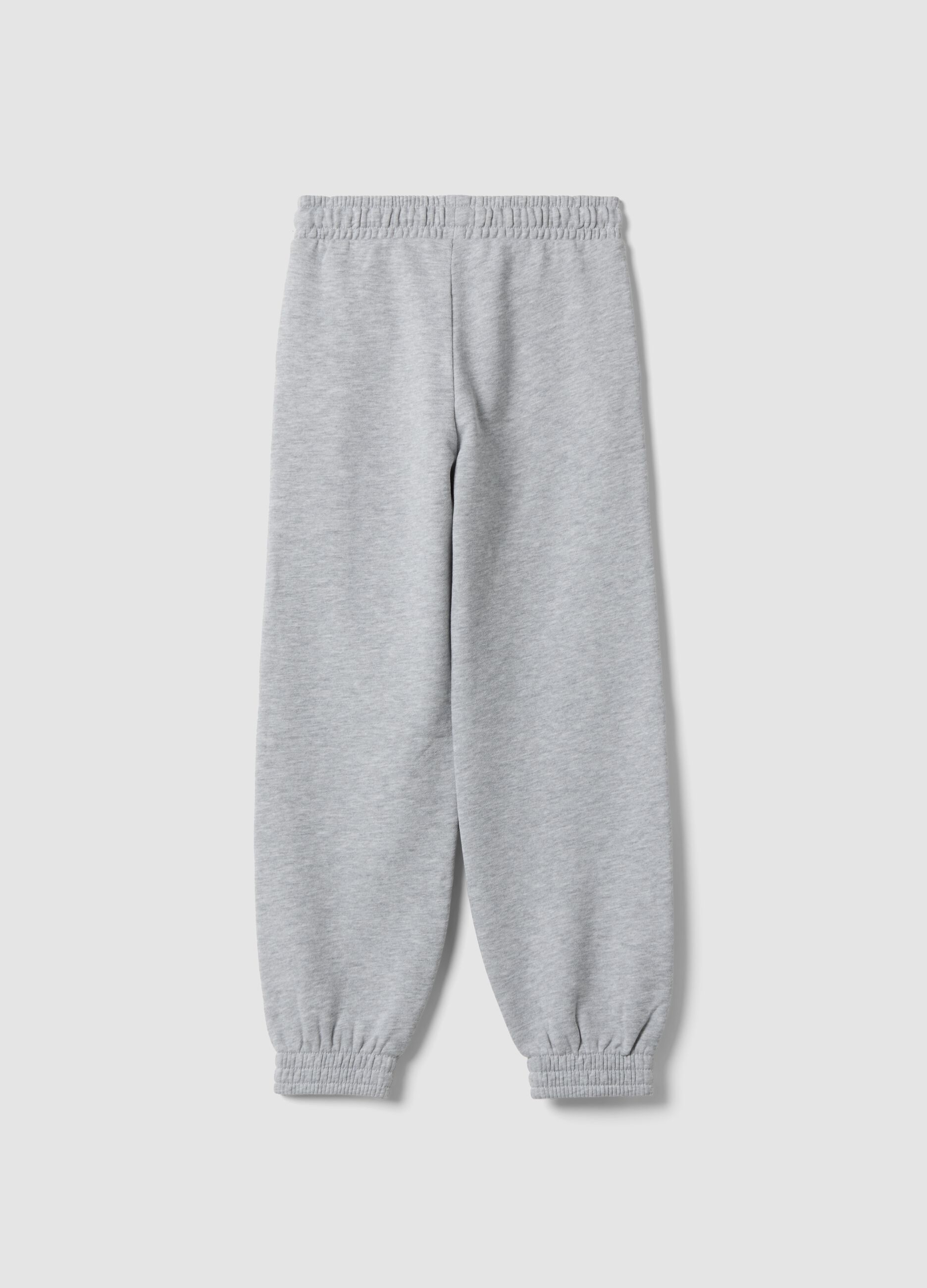 Grey organic cotton joggers