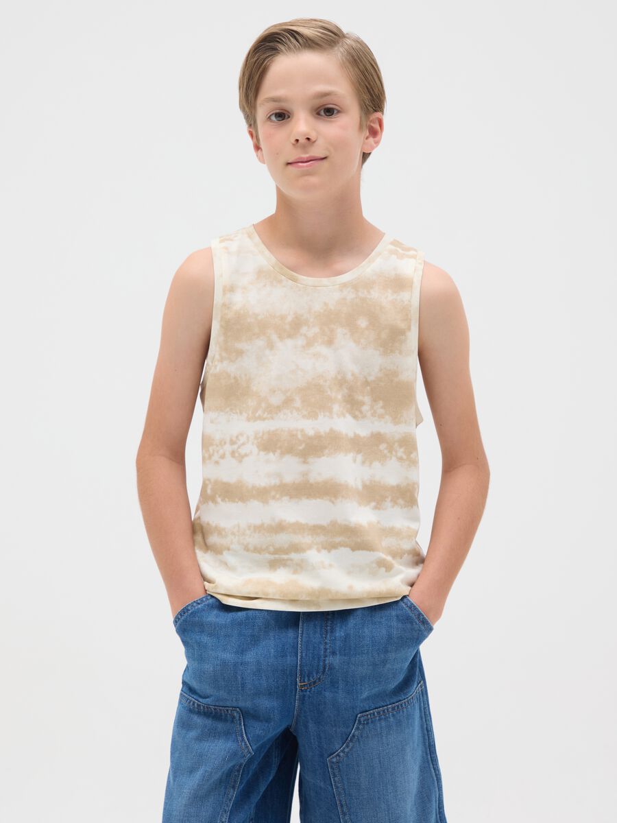 OVS Kids Cotton Tie-Dye Vest_0