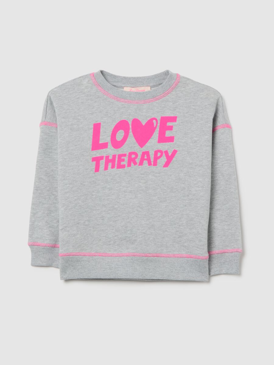 Grey Sweatshirt for Girls_0