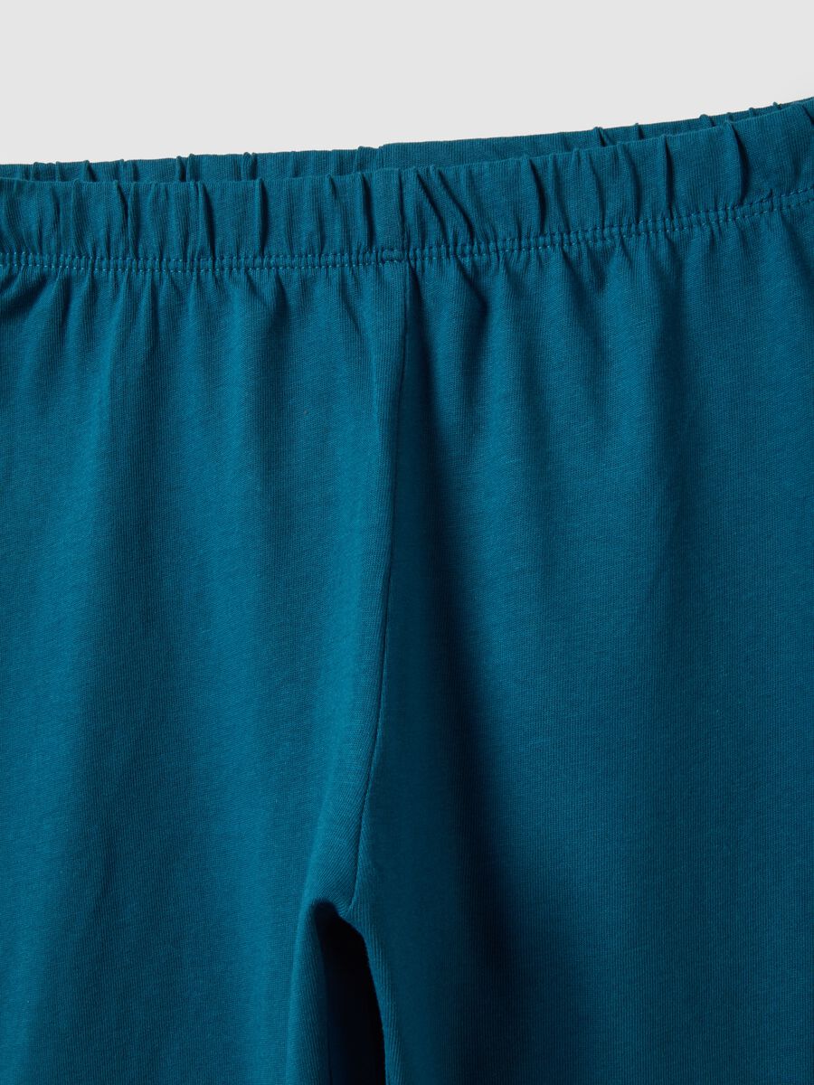 Children's multicoloured pure cotton pyjamas, regular fit with print_3