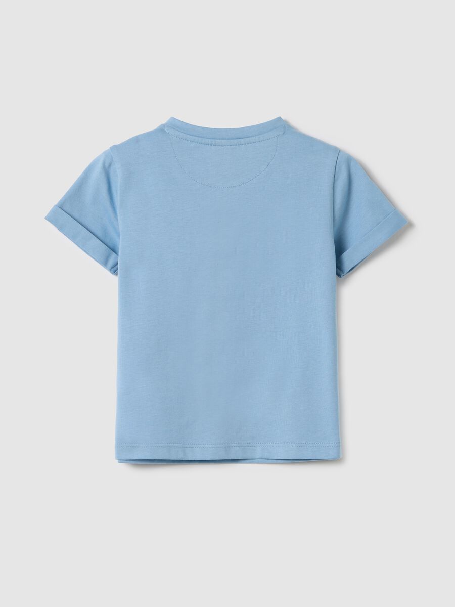 Blue T-shirt with Mickey Mouse in cotton_1