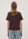 Brown relaxed-fit pure cotton short-sleeve T-shirt_3