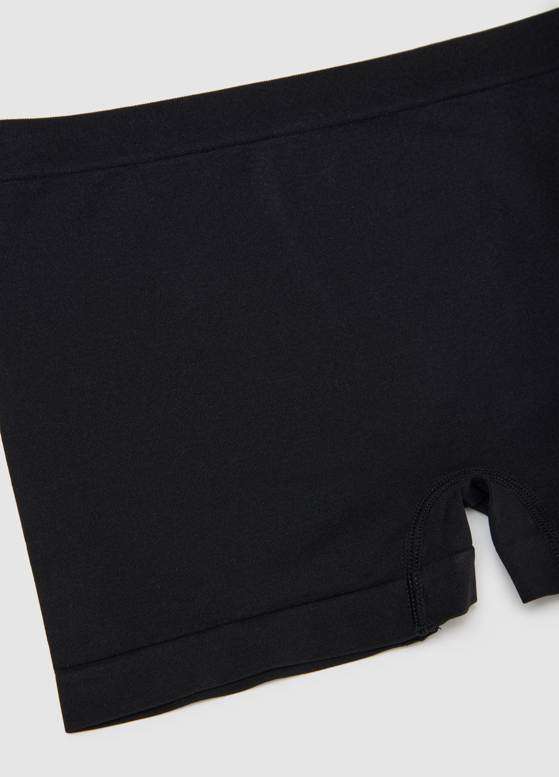 Culotte in tessuto elasticizzato nero
