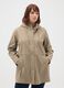 Beige waterproof coat regular fit_1