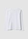 White girls&rsquo; crew-neck T-shirt in pure organic cotton_1