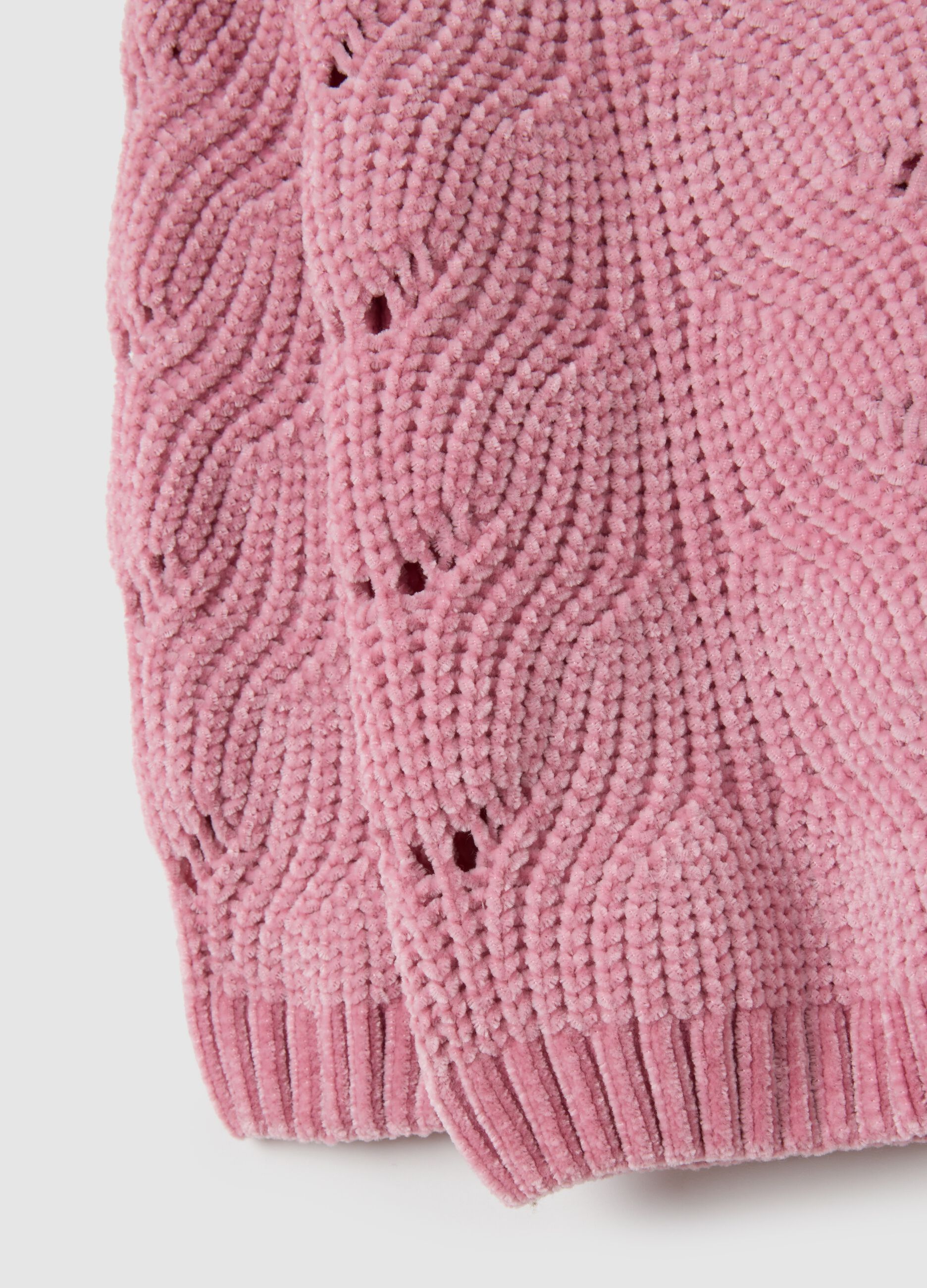 Girls' pink blend sweater regular fit