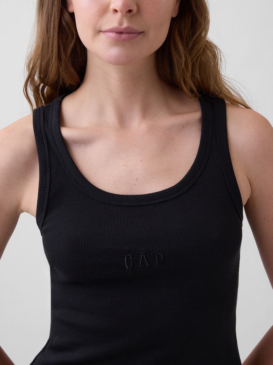 Stretch cotton tank top_3