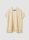 Beige crochet viscose-blend cardigan with fringes_4