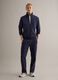 Pantaloni jogger in misto cotone elasticizzato blu regular fit_0