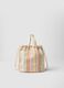 Multicolour patterned backpack with adjustable shoulder straps_0