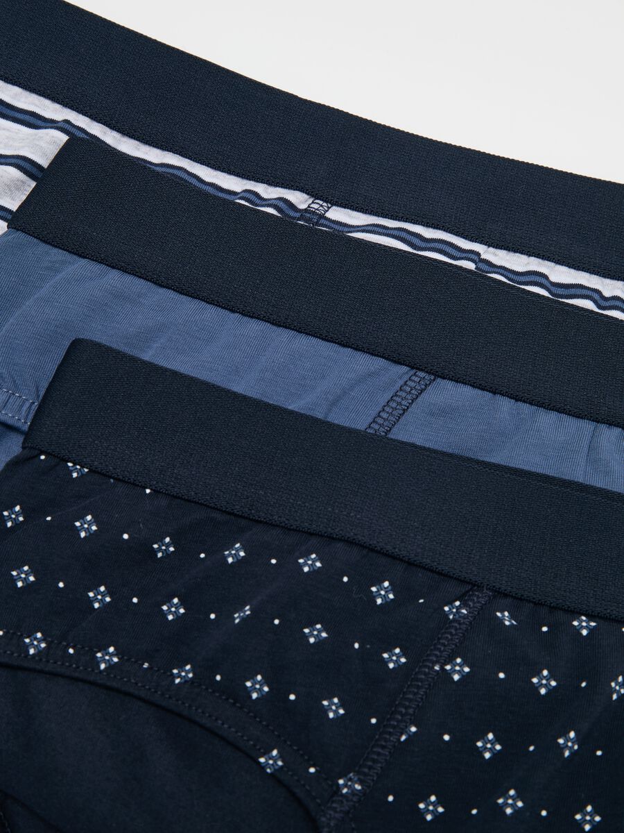 Three-pack briefs in organic cotton with print_5