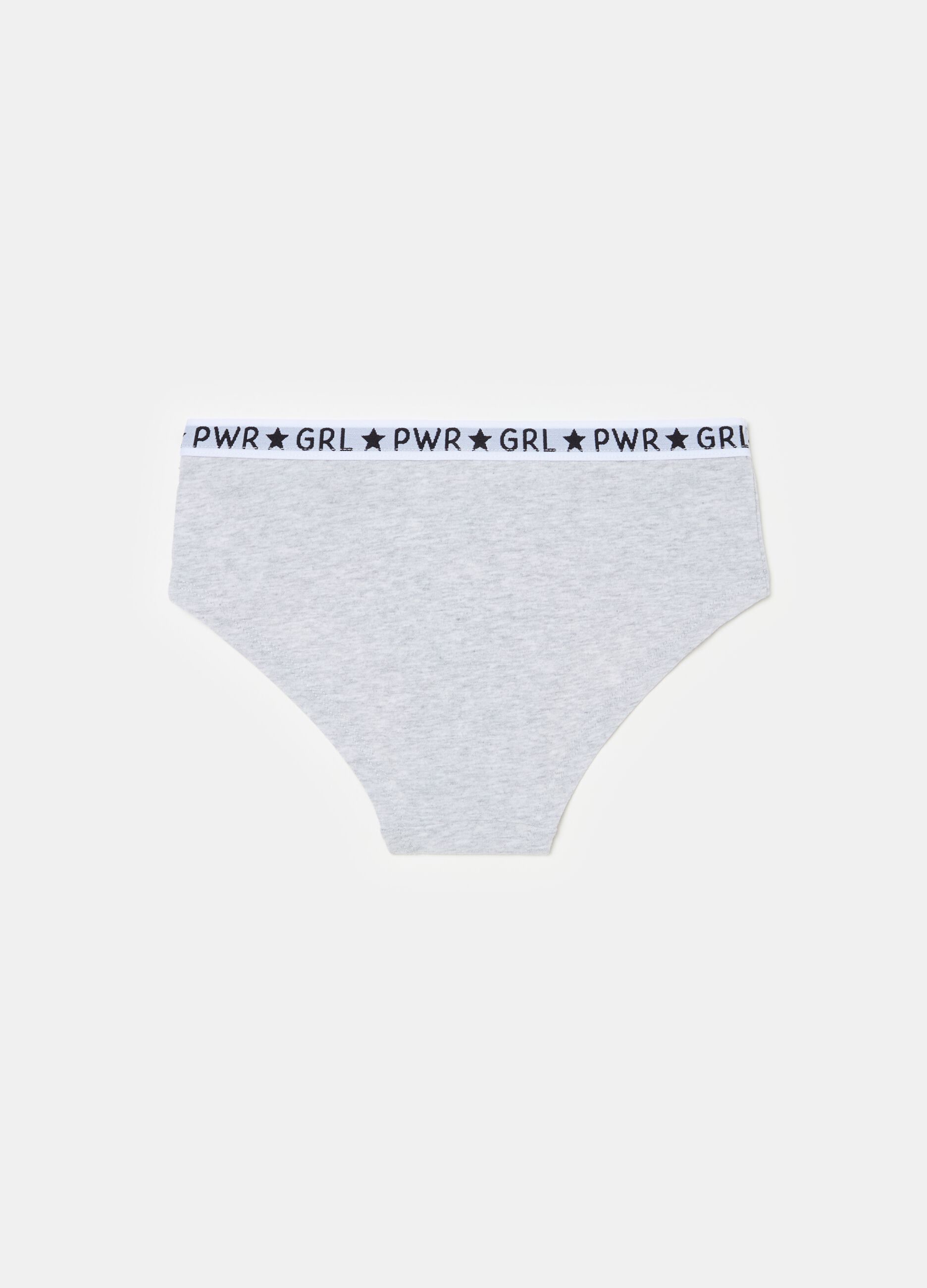 Organic cotton French knickers with print
