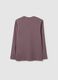 Boy's pure cotton purple oversized T-shirt_1