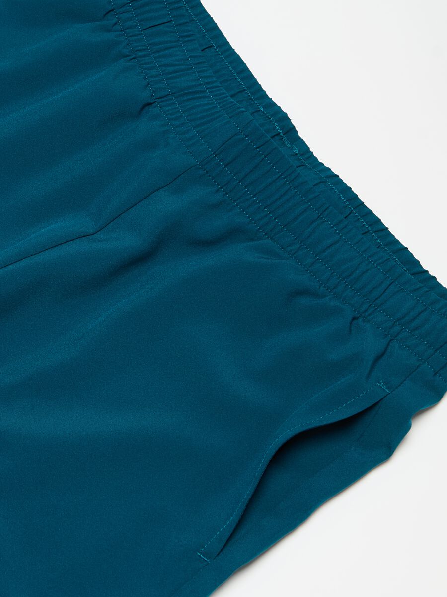 Quick-dry Bermuda tennis shorts with Slazenger print_2
