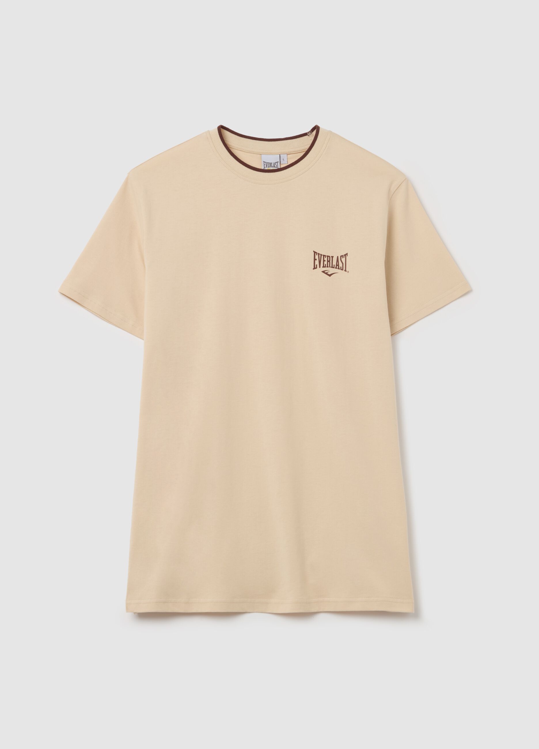 Cotton T-shirt with logo print