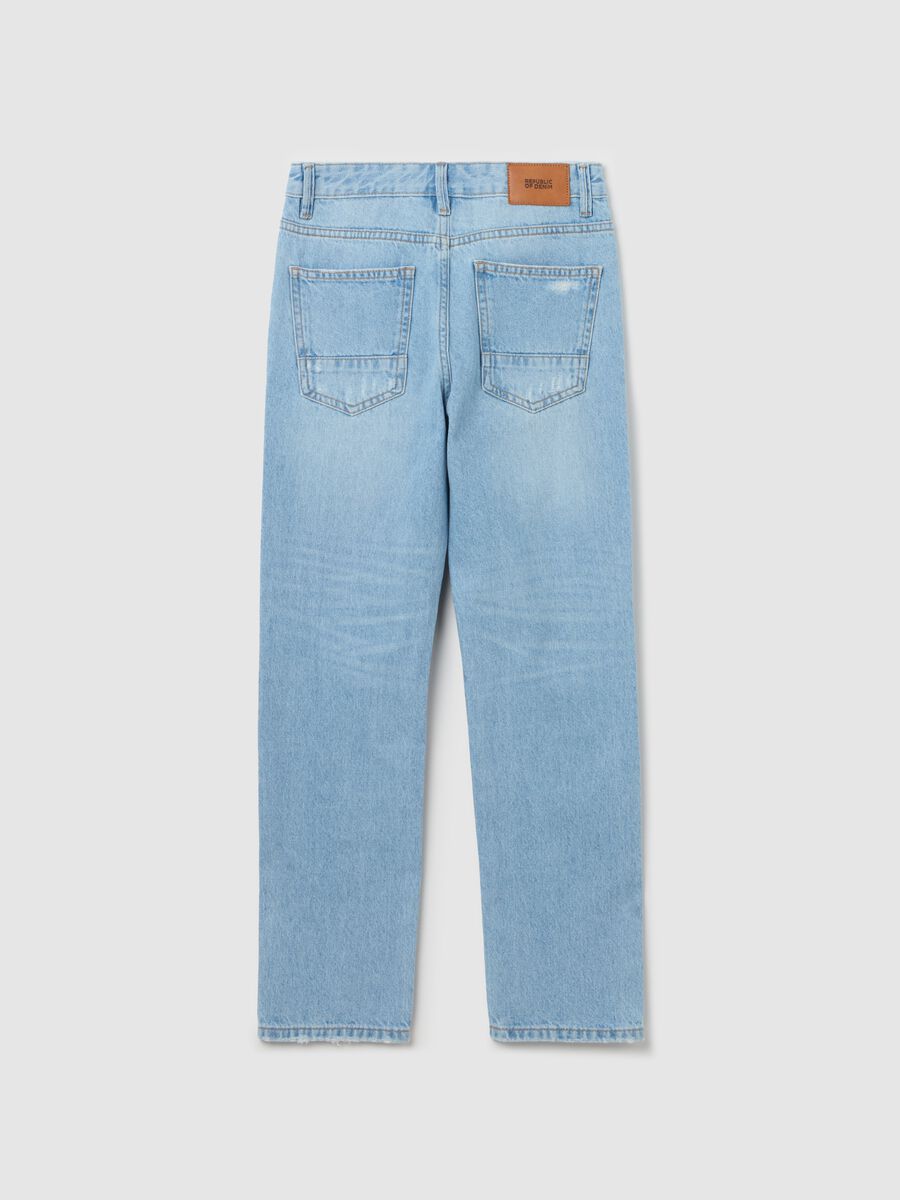 Regular-fit jeans with abrasions_4