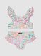 Bikini multicolor in tessuto elasticizzato con volant_1