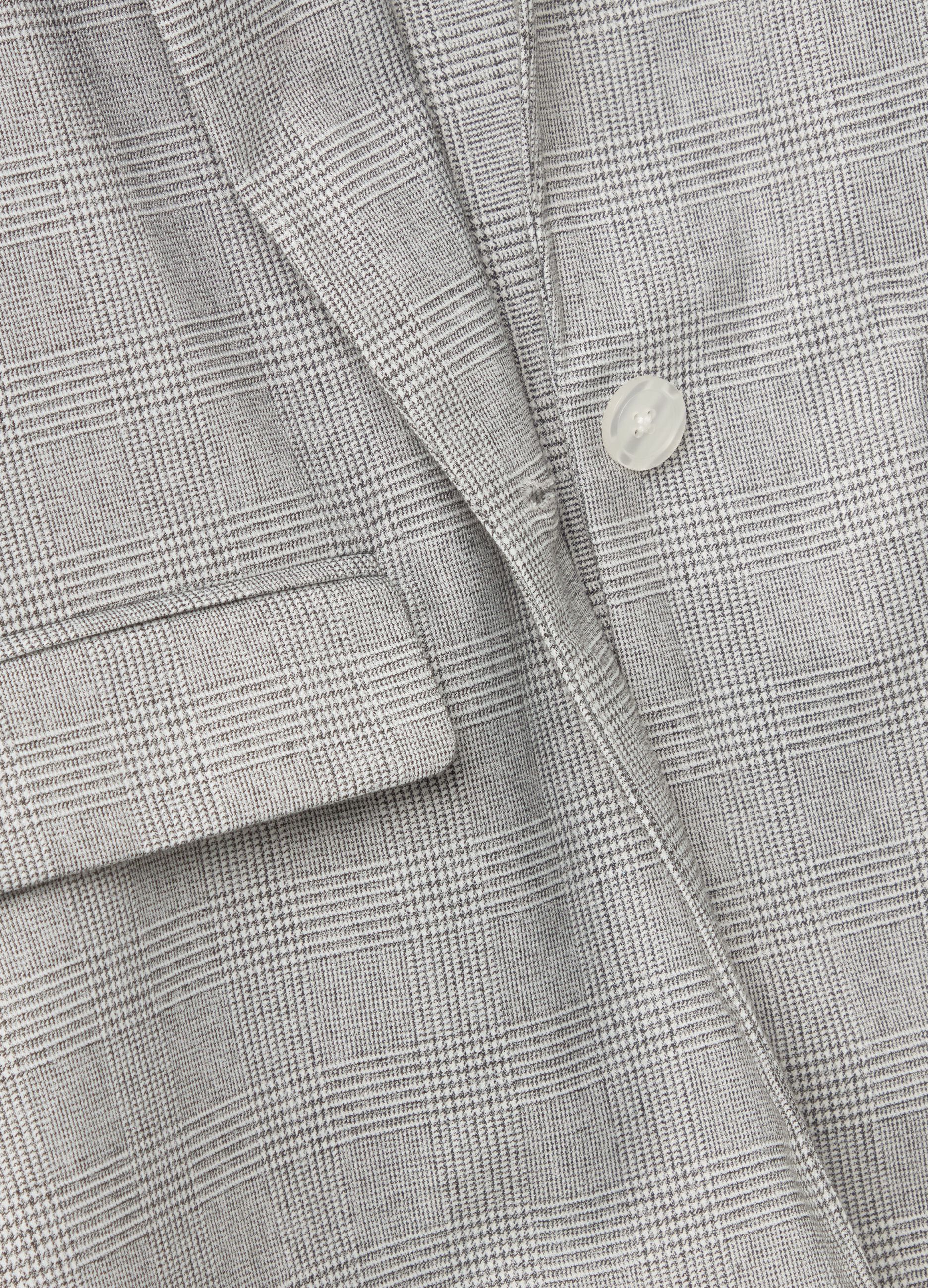 Single-breasted blazer in Prince of Wales
