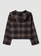 Brown wool and viscose blend hooded coat, regular fit_2