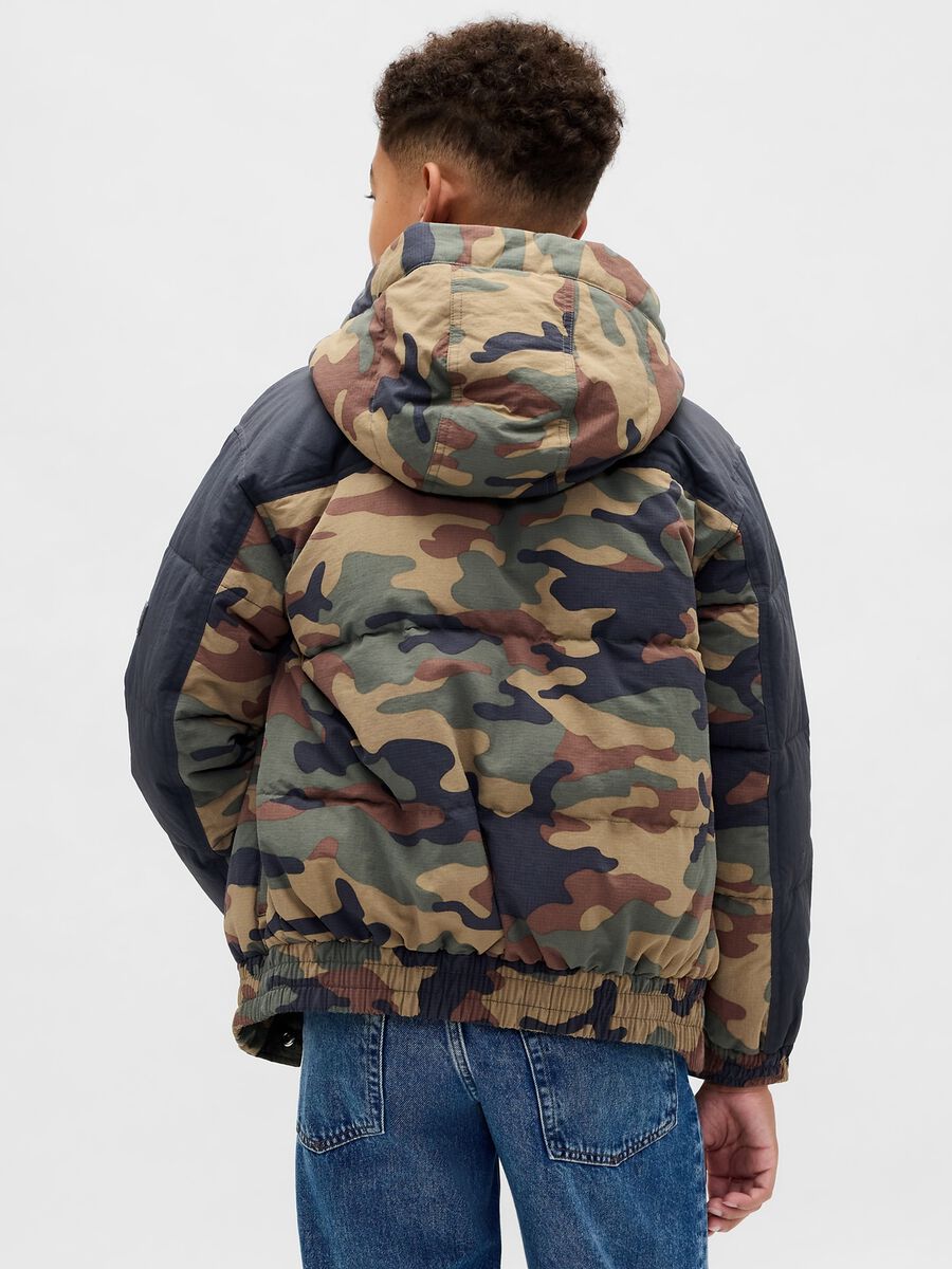Multicolour camouflage jacket for children_1