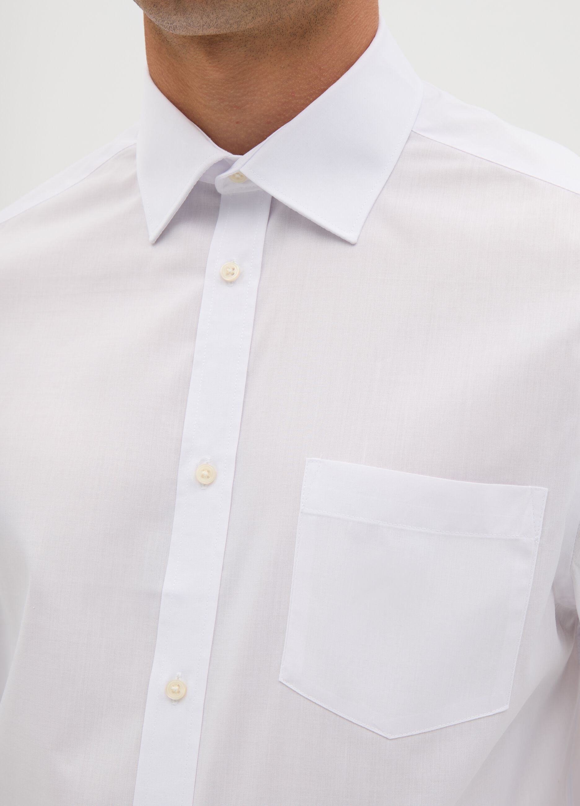 Classic White Long Sleeve Shirt
