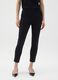 Black Viscose Blend Slim Fit Trousers_1