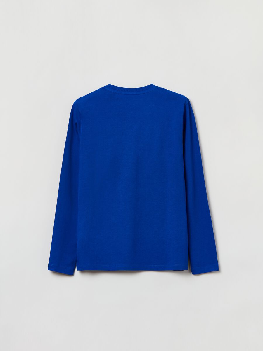 T-shirt a maniche lunghe con stampa_1