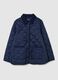 Giacca imbottita blu regular fit con bottoni_0
