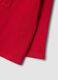 Polo rossa in puro cotone organico a maniche lunghe per bimbo_2