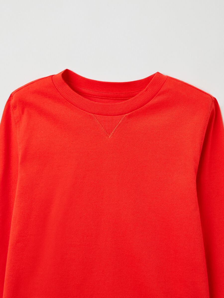 T-shirt a maniche lunghe in cotone_2