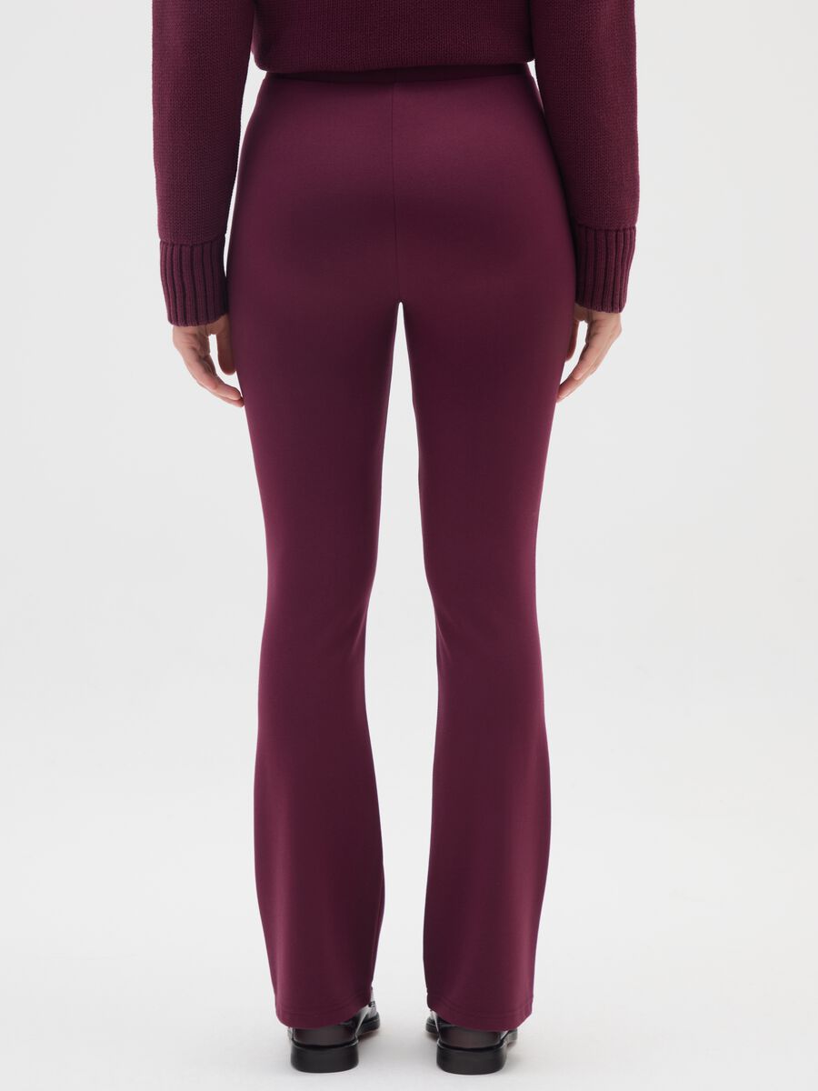 Leggings viola flare_2