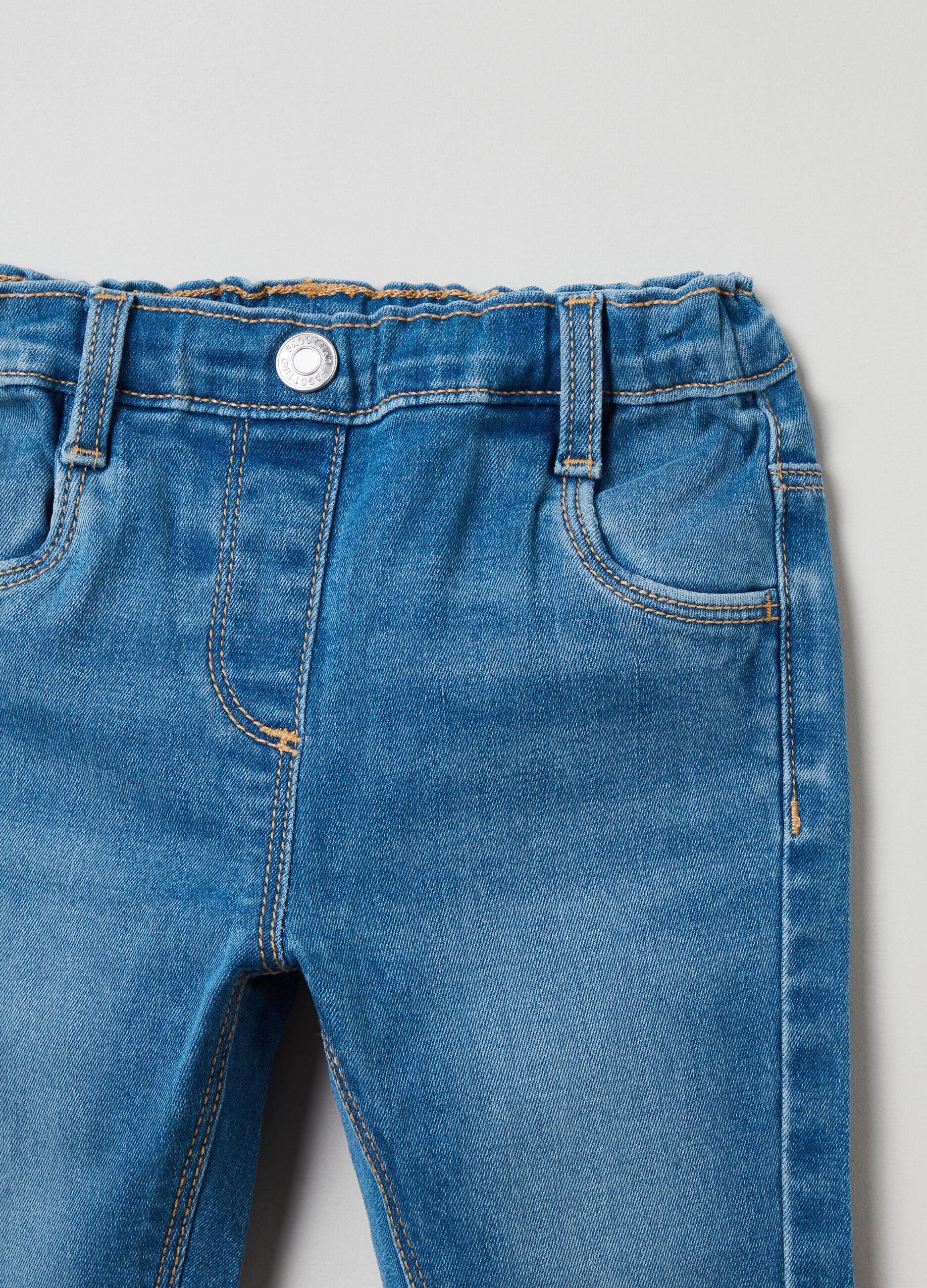 Jeggings slim fit con tasche_2