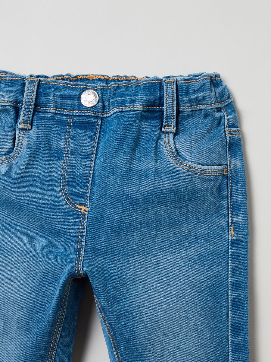 Jeggings slim fit con tasche_2