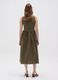 Abito midi in cotone elasticizzato verde_2