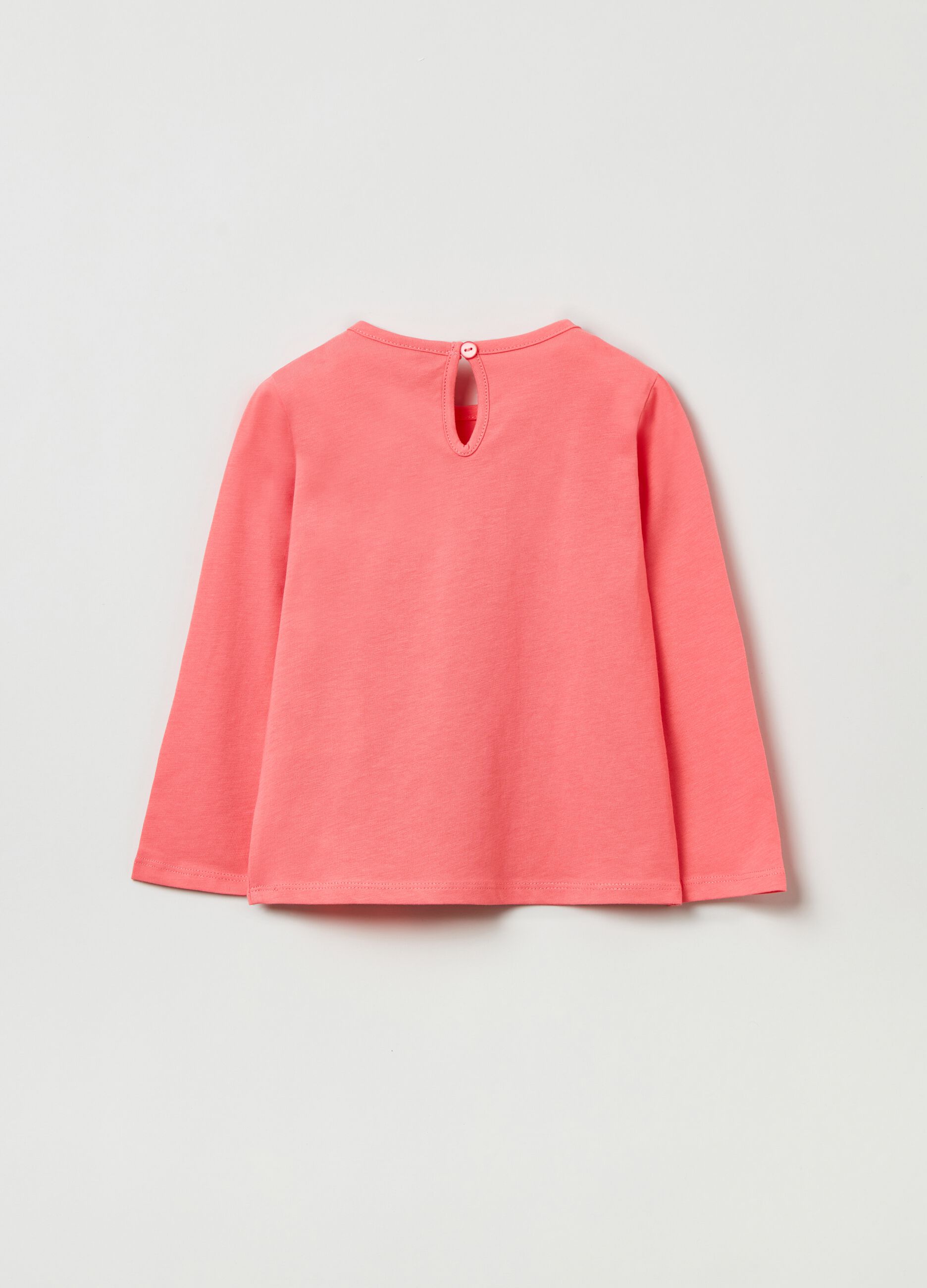 T-shirt a maniche lunghe con stampa_1