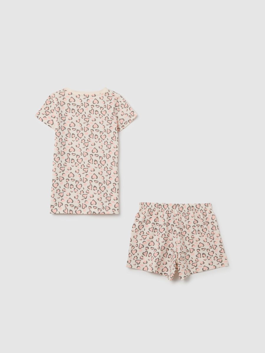 Girl's multicolour regular fit pure cotton pyjama with print_1