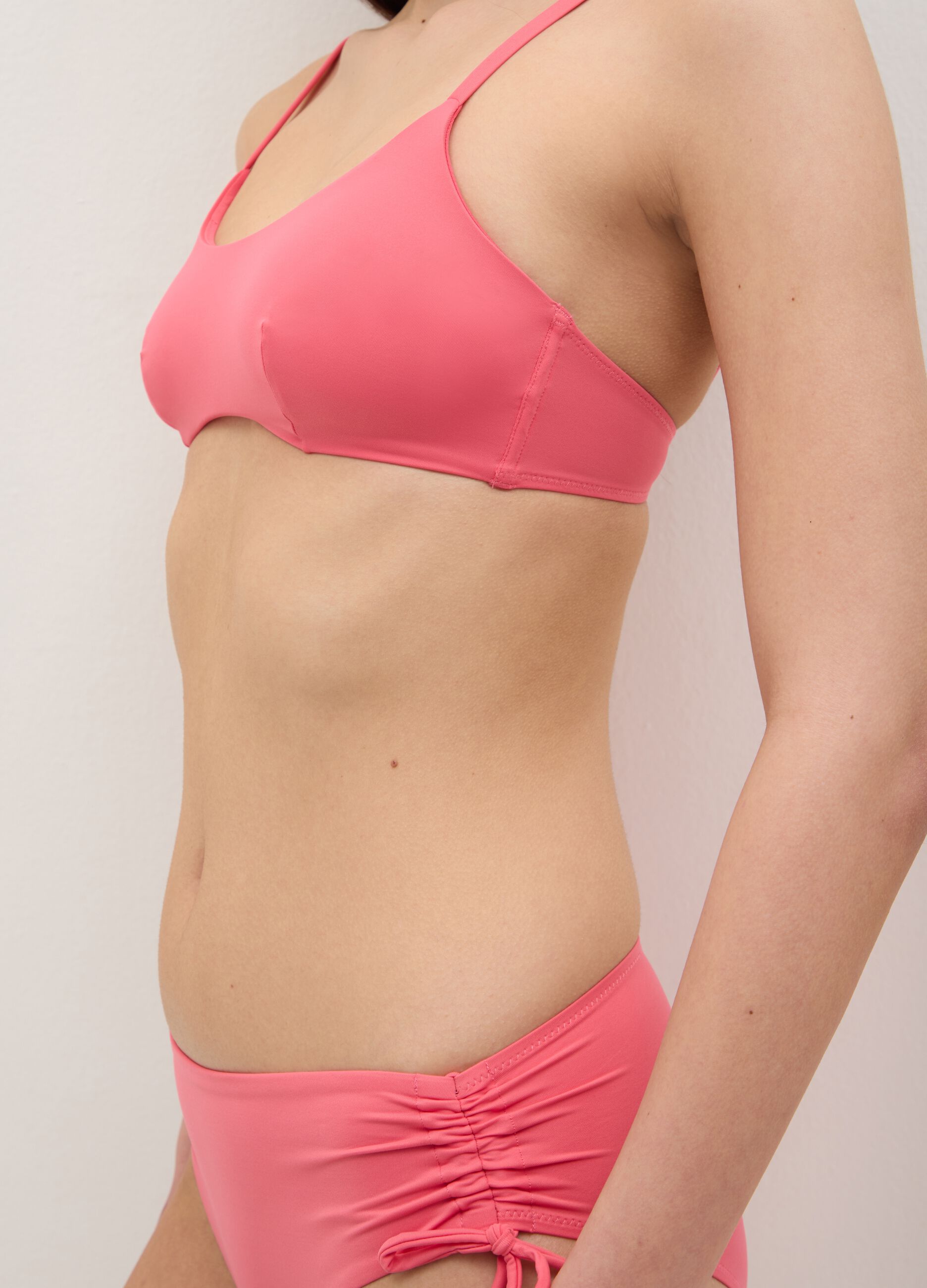 Pink bikini bralette